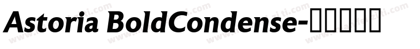 Astoria BoldCondense字体转换